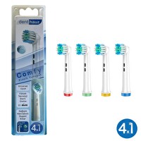 Denthauz Comfy - Klasik Yumuşak Oral-B Uyumlu Diş Fırçası Başlığı - 4 Adet Yedek Başlık
