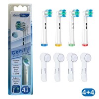Denthauz Comfy - Klasik Yumuşak Oral-B Uyumlu Diş Fırçası Başlığı - Fırça Koruma Kapağı