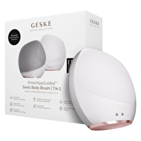 Geske Titreşimli Vücut Fırçası Ve Yoğun Eksfoliyatör Beyaz | Sonic Body Brush & Intensive Exfoliator