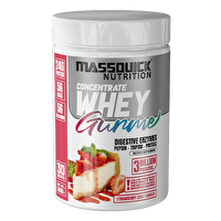 MassQuick Gurme Whey Protein Tozu 900 GR Çilekli Pasta Aromalı