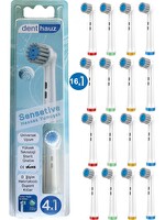 Rovexa Sensetive - Ekstra Yumuşak Oral B Şarjlı Diş Fırçası Yedek Başlığı - 16 Adet Yedek Başlık