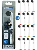 Rovexa Charcoal - Aktif Karbon Ekstra Beyazlık Oral B Şarjlı Diş Fırçası Yedek Başlığı - 16'lı Yedek Başlık