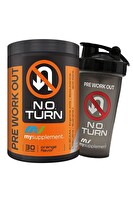 Mysupplement PreWorkout No Turn Portakal 450GR 30 Servis - Shaker Hediyeli - Pre workout - Güç & Performans.