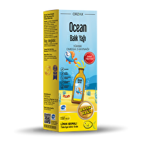 Orzax Ocean Omega3 150 ML Limon Aromalı Şurup