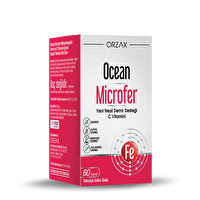 Orzax Ocean Microfer Demir ve C Vitamini 60 Kapsül