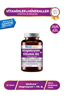 Wellcare Magnezyum + Vitamin B6 Takviye Edici Gıda 30 Tablet