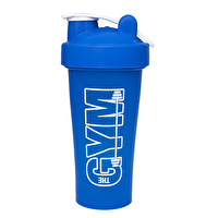 Cool Shaker Gym Shaker 650 ML Ölçekli ve Sızdırmaz Kapaklı Protein Shaker Mavi
