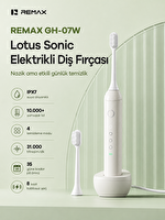 Remax Lotus GH-07W 30 Gün Pil Ömürlü Sonic - Type-C Şarjlı Elektrikli Diş Fırçası