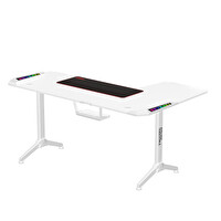 Twisted Minds Warrior TM-Y-LW-RGB L Design Sol Beyaz Oyuncu Masası