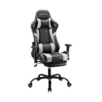 Adore Mobilya Gaming ProX Ergo Oyuncu Koltuğu - Gri/Siyah S.Deri 71x126-136x77.5 CM