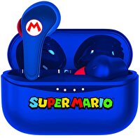 OTL Nintendo Super Mario Şarj Kutulu Mavi Kablosuz Kulaklık