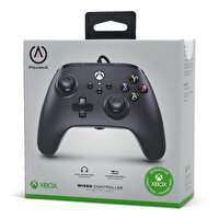 PowerA Xbox Series X - S Xbox One Uyumlu Kablolu Siyah Oyun Kolu