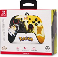 PowerA Pokémon Pikachu Vs. Meowth Lisanslı Nintendo Switch Oyun Kolu