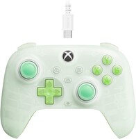8bitdo Ultimate Mini Kablolu Hall Effect Controller Xbox Series X Series S Uyumlu Oyun Kolu Transparan Yeşil