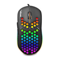Inca IMG-046T Empousa RGB Macro Keys Professi̇onal Siyah Gaming Mouse
