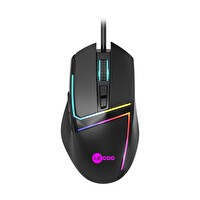 Lecoo MS106 RGB Siyah Gaming Oyuncu Mouse