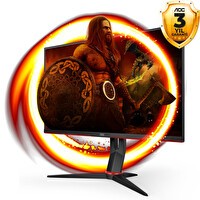 AOC 27G2SPU/BK 27" 165 Hz 4 ms HDMI DP D-SUB Adaptive Sync USB 3.2 Pivot FHD IPS Gaming Monitör