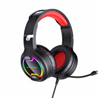 Xaser H2233D RGB Siyah  Kırmızı Mikrofonlu Oyuncu Kulaklığı