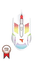 Torima TM-15 USB RGB Aydınlatmalı Kablolu Beyaz Oyuncu Faresi