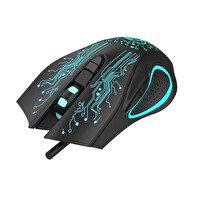 Hytech HY-X8 3200 Dpi RGB 6 Button Eagle Siyah 1.5 M Kablolu Gaming Oyuncu Mouse