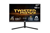 Twisted Minds TM27FHD180IPS 27" 0.5 MS 180 Hz HDMI DP Fast IPS FreeSync Adaptive-Sync Çerçevesiz FHD Oyuncu Monitörü