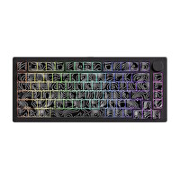 Akko MonsGeek M1 V5 Contour Lines Black RGB Kablosuz Hotswap Mekanik Gaming Klavye