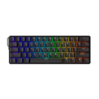 Akko MonsGeek FUN60 Ultra Shine-Through Black TMR Hall Effect Manyetik Switch Kablosuz Hotswap Mekanik Gaming Klavye