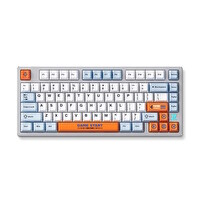 Mchose MC-Z75S-7 RGB Kablosuz Hotswap Turuncu Mavi Mekanik Oyuncu Klavyesi