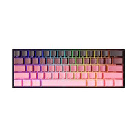 Akko MonsGeek FUN60 Max Shine-Through Black-Pink Gradient Hall Effect Manyetik Switch ARGB Kablosuz Mekanik Oyuncu Klavyesi