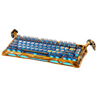 GravaStar Mercury K1 Pro RGB Kablosuz Mekanik Gaming Klavye, Alüminyum Çerçeveli, İngilizce Q, Special Edition, Sarı