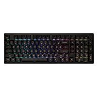 Epomaker Galaxy100 QMK/VIA Siyah Wisteria Switch RGB Kablosuz Hotswap Mekanik Oyuncu Klavyesi