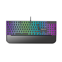 Gamepower Suki Mekanik Kırmızı Switch Puding Keycaps Türkçe Q 104 Tuş USB Oyuncu Klavyesi