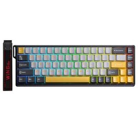 Aula Win68 He Max Manyetik Klavye Rapid Trigger Wing Chun Switch 8000Hz RGB TKL Hot Swap Oyuncu Klavyesi Sarı