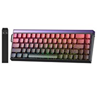 Aula Hero 68 HE Manyetik Klavye Rapid Trigger Dragon King Switch 8000Hz RGB Neon TKL Hot Swap Oyuncu Klavyesi Kırmızı