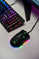 Sarepo GT-120 Oyuncu Mouse Ağırlığı Azaltılmış Bal Peteği Kesimli Full Size Gaming Mouse