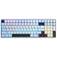 Aula S100 Pro RGB Mekanik Hot Swap Brown Switch Mavi Kablosuz Gaming Klavye