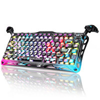 GravaStar Mercury V75 Pro HE Hot-Swappable, Rapid Trigger 8000Hz 0.125ms Kablolu Hall Effect Manyetik Switch Gaming Klavye