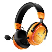 OXS Storm G2 RGB PS5 Uyumlu 7.1 Virtual Surround Kablosuz Gaming Kulaklık - Turuncu