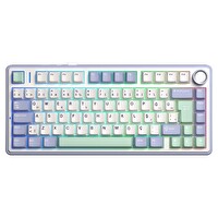 Aula F75 Mekanik RGB TKL Hot Swap GrayWood V4 Switch Kablosuz Makrolu Türkçe Q Klavye Pastel