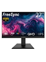 Rampage Miracle MC27RQ180 27" 180Hz 1MS Fast IPS QHD 2K HDR FreeSync Pivot Flat Oyuncu Monitörü