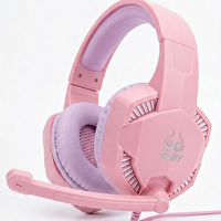 Çeşithane  GJBY G-4 Mikrofonlu 3.5 MM Jack Gaming Kulaklık Pembe
