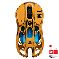 GravaStar Mercury M1 Pro 26.000 DPI Optik Kablosuz Gaming Mouse Battle-Worn Yellow
