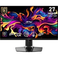 MSI MPG 271QR QD-OLED X50 27" WQHD 500Hz 0.03 ms HDMI DP Type-C True Black 500 G-Sync OLED Gaming Monitör
