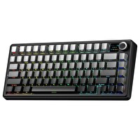 Aula F75 Max Mekanik RGB TKL Reaper Switch Kablosuz Makrolu Hot Swap Gri Oyuncu Klavyesi