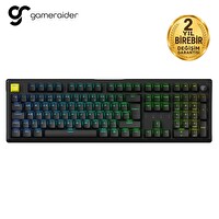 Gameraider G2 Pro Keychron Super Switch 8K Hz Hotswap RGB Kablosuz Türkçe Mekanik Siyah Oyuncu Klavyesi