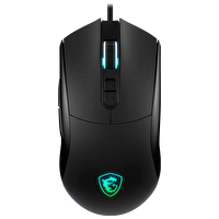 MSI FORGE GM320 12800 DPI 1000Hz RGB Kablolu Siyah Gaming Mouse