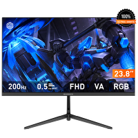 GameBooster Ruvie EF20 23.8" 200Hz 0.5ms HDMI DP RGB Adaptive Sync HDR10 FHD VA Oyuncu Monitörü