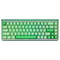 Akko RAY68 HE Sisli Yeşil Beyaz %65 AstroAim Manyetik Switch 8K Hz Hall Effect ARGB Kablosuz İngilizce Oyuncu Klavyesi