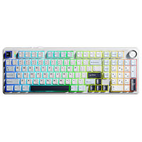 Aula F99 Pro 3 Modlu RGB Çalışırken Değiştirme Mekanik Yıldız Vektör Anahtarlı Lacivert Kablosuz  Oyuncu Klavyesi