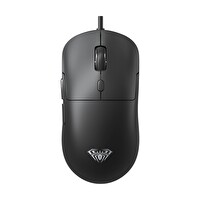 Aula S35 7200 DPI 6 Kademeli Optik Sensör 13 RGB Mod Makrolu Hafif Ergonomik Örgülü Kablo Siyah Oyuncu Mouse